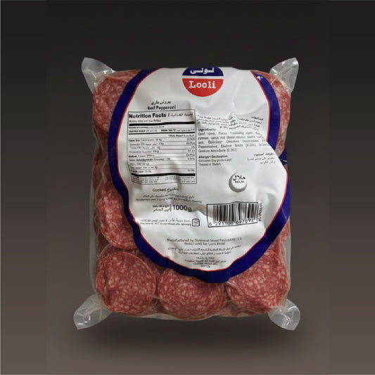 Looli Beef Pepperoni - Slice